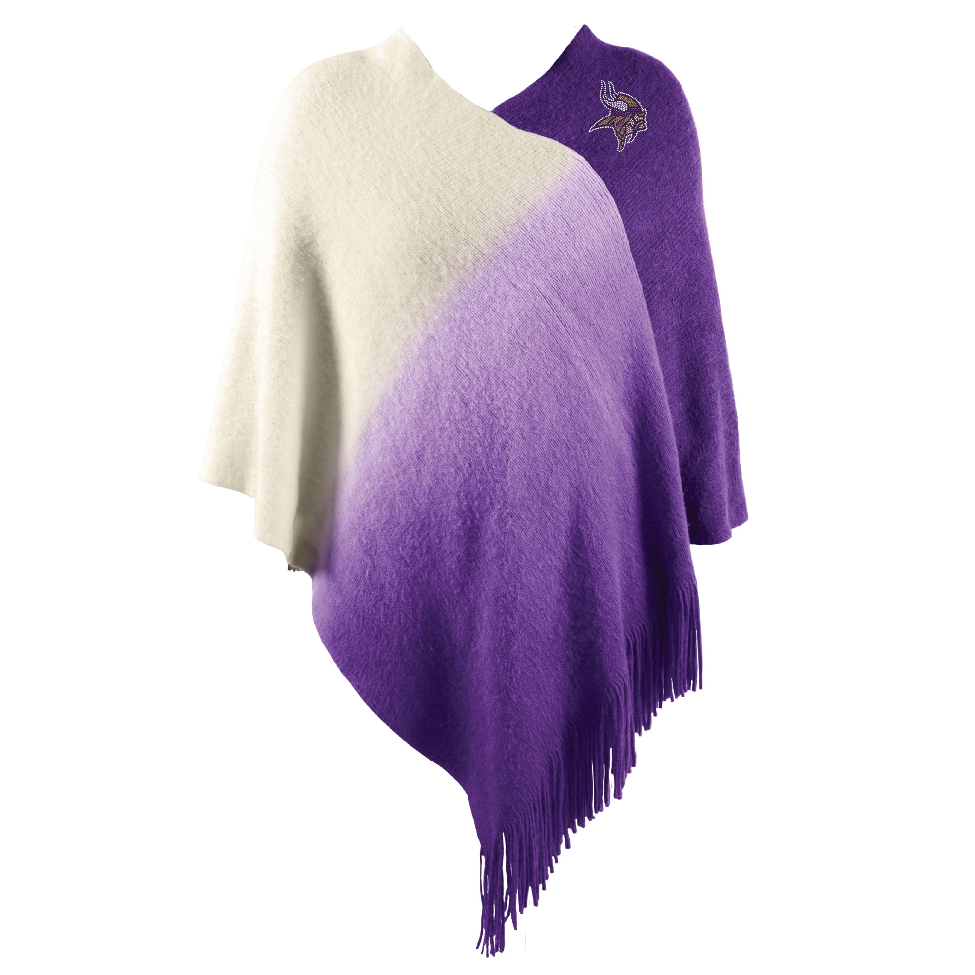 Minnesota Vikings Dip Dye Poncho – Little Earth Productions