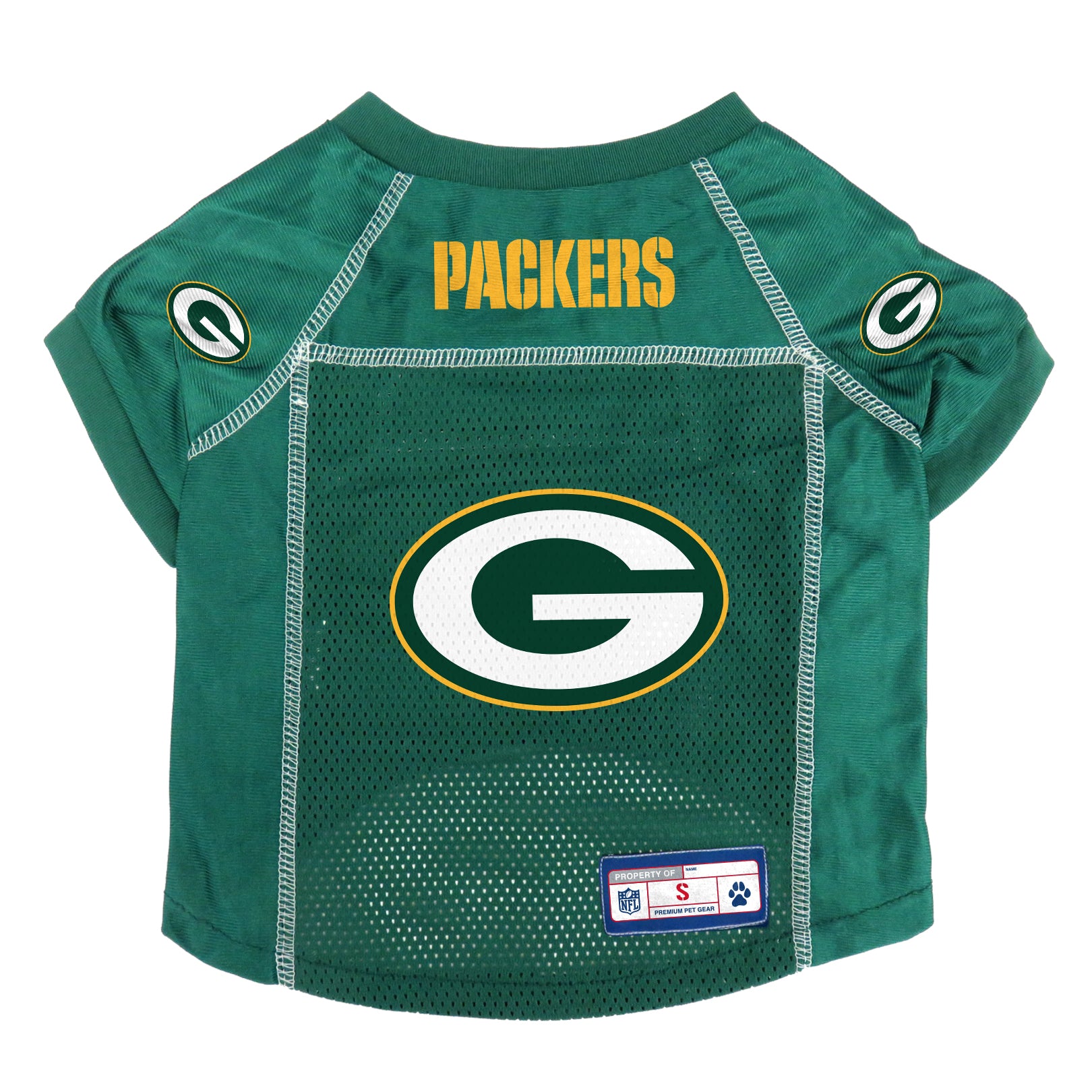 NFL Green Bay Packers Pet Team Jersey Large 15" X 24” 00 Cheese Head  DOG