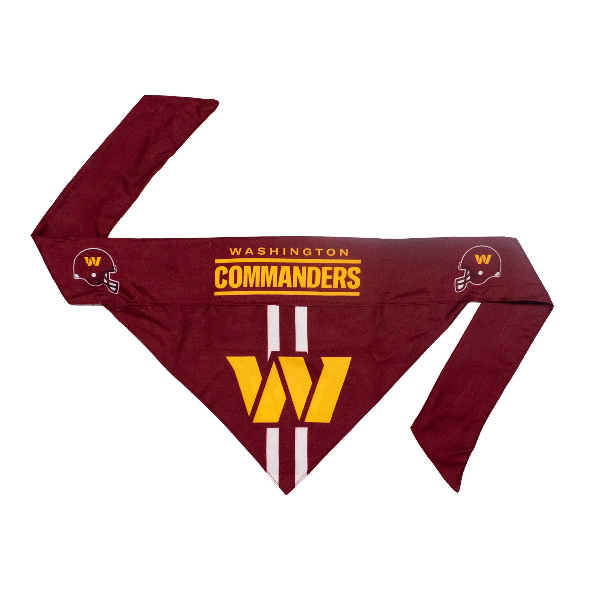 Washington Commanders Dog Bandana // Over the Collar // 