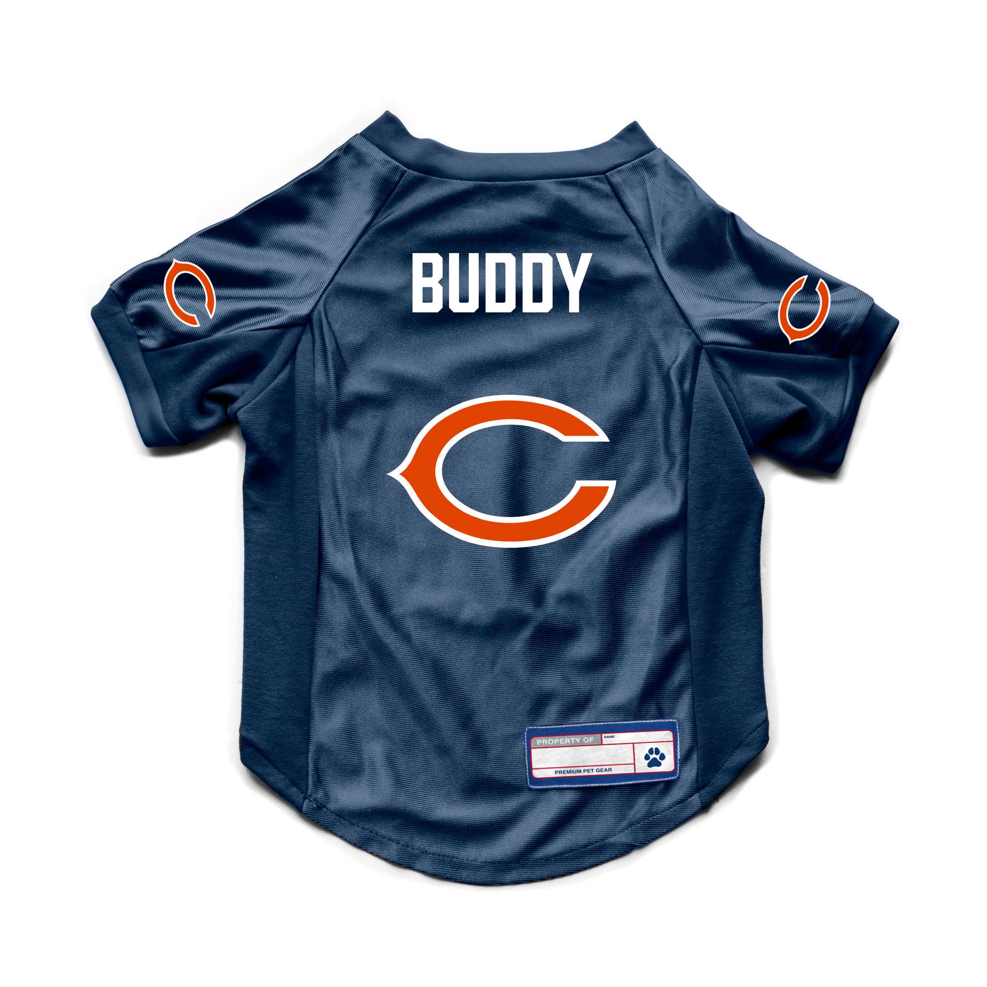 Chicago Bears Custom Pet Stretch Jersey – Little Earth Productions