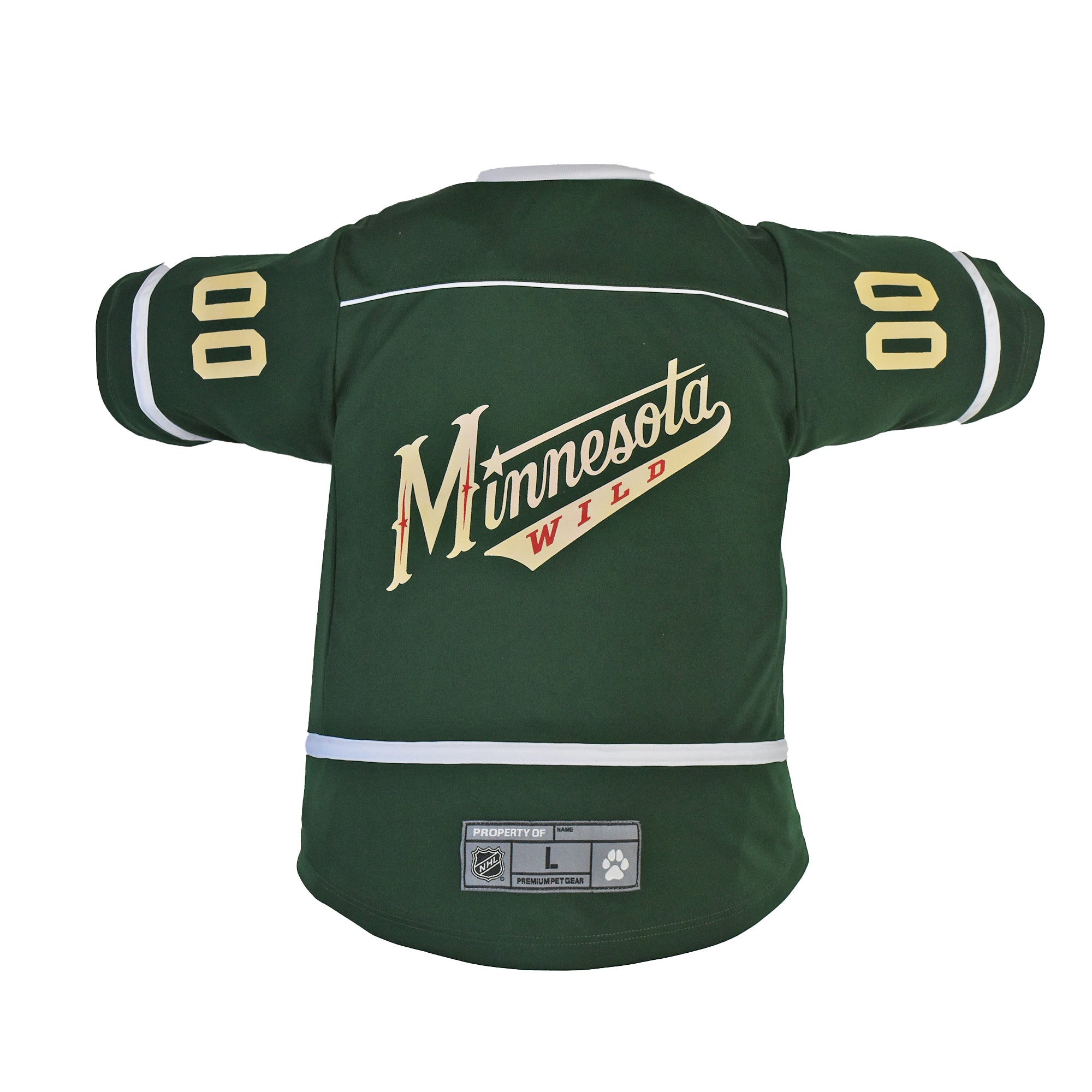 NHL Minnesota Wild Jersey for Dogs & Cats, Small. - Let Your Pet