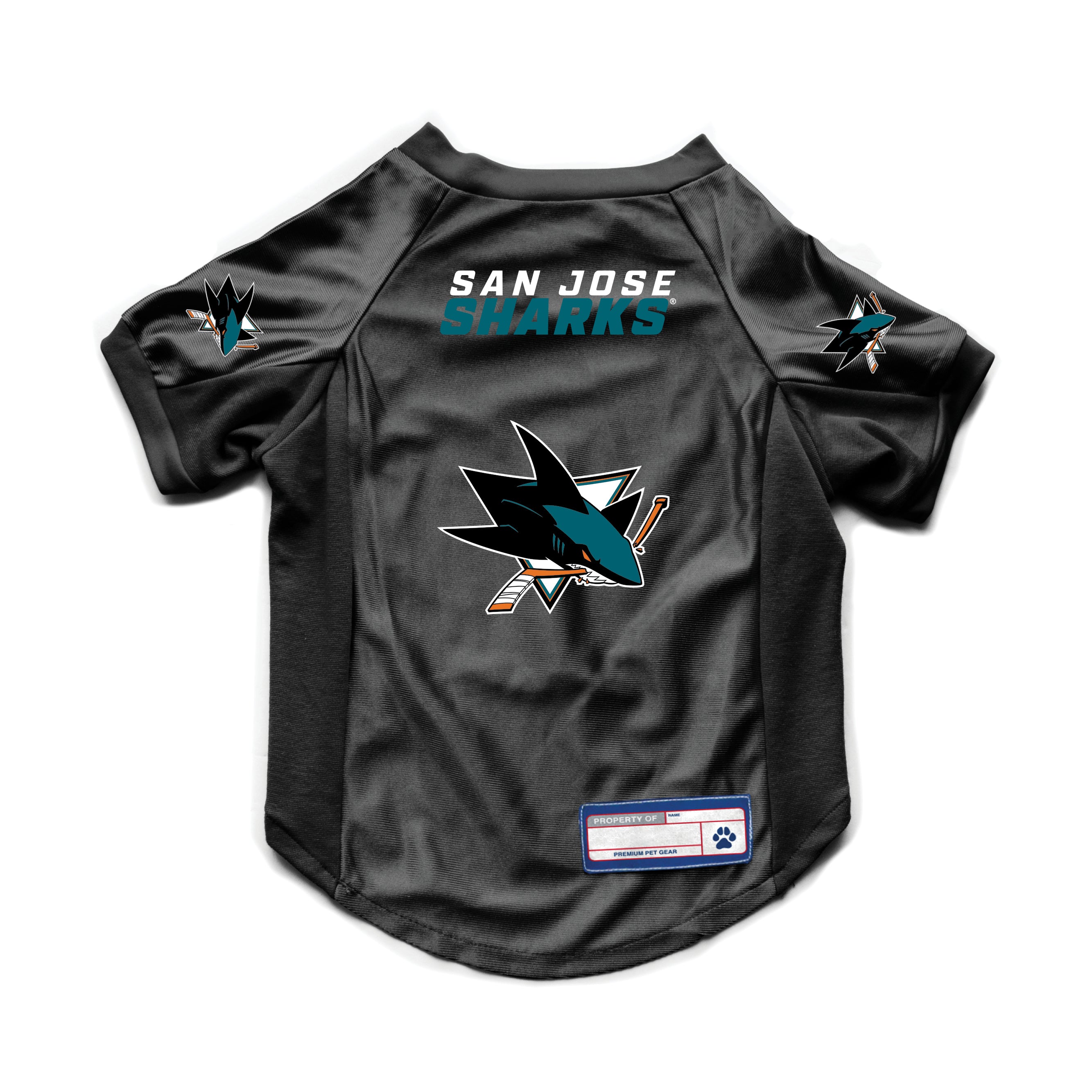 San Jose Sharks Pet Stretch Jersey - Main Image