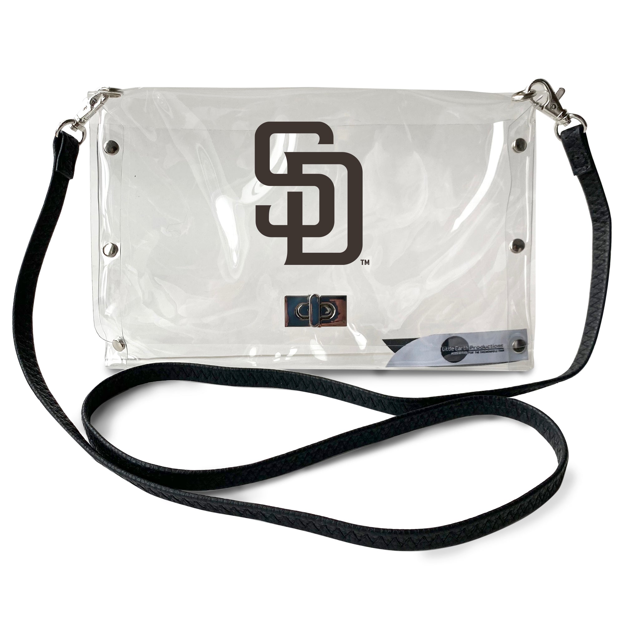 San Diego Padres Clear Envelope Purse – Little Earth Productions