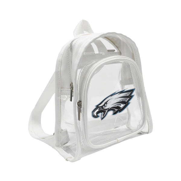 eagles mini backpack Philadelphia NFL Logo Love Measuring 9 in height NFL Philadelphia Eagles Clear Mini
