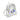 NFL Los Angeles Rams Clear Mini Backpack with 3D Logo