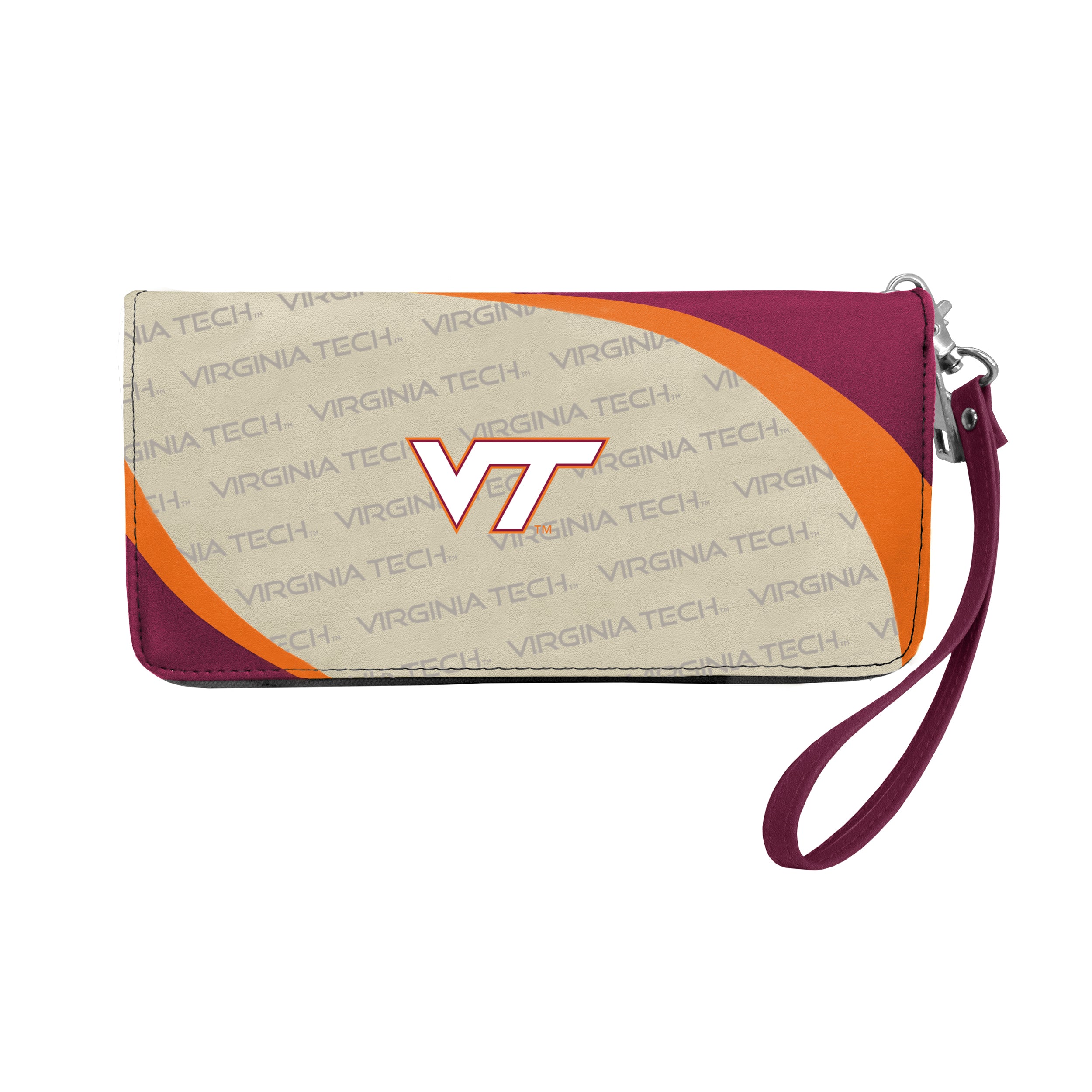 Virginia Tech Envelope Virginia Tech Curve Zip Organizer Wallet – Little Earth Productions