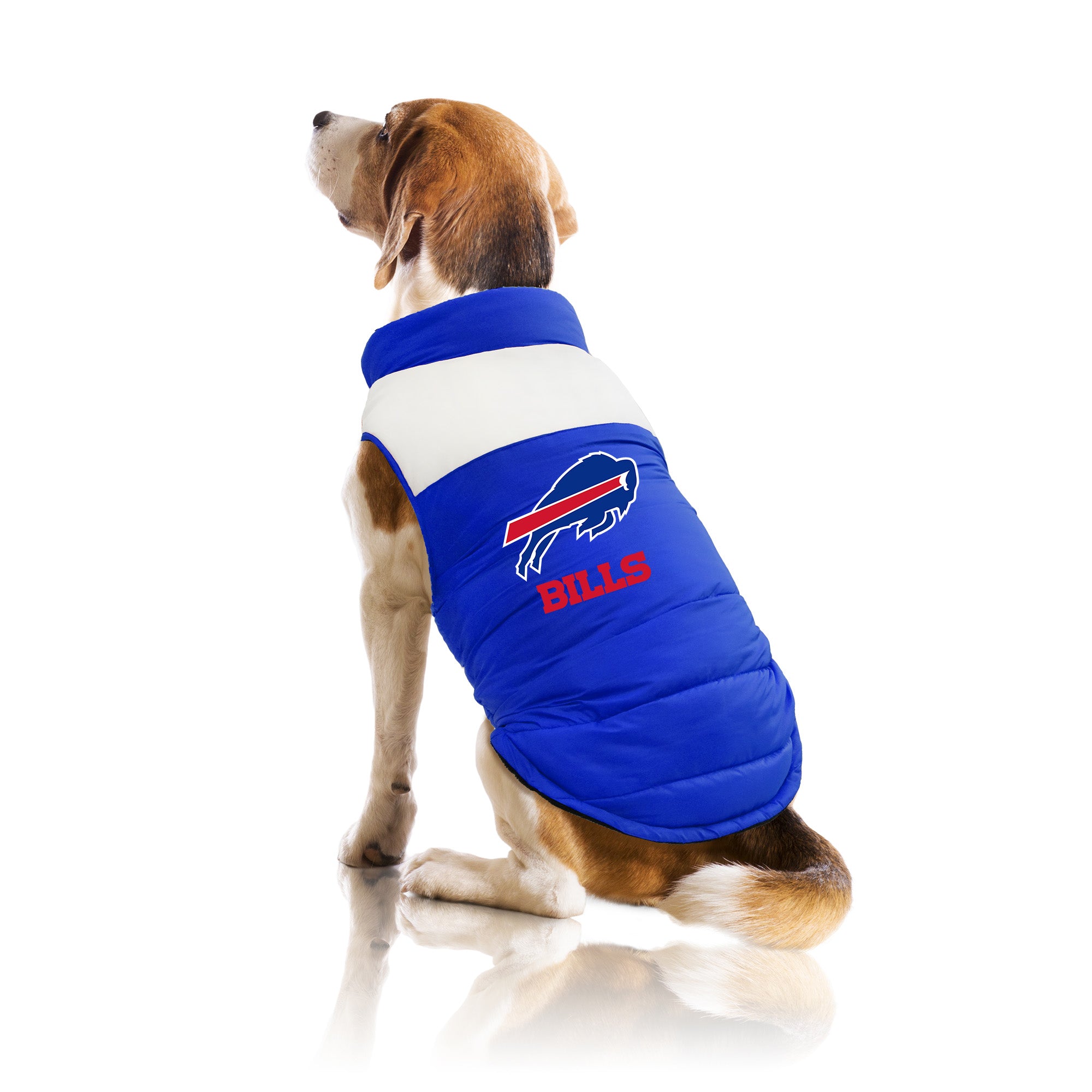 Buffalo Bills Dog Shirt Buffalo Bills Pet Parka Puff Vest – Little Earth