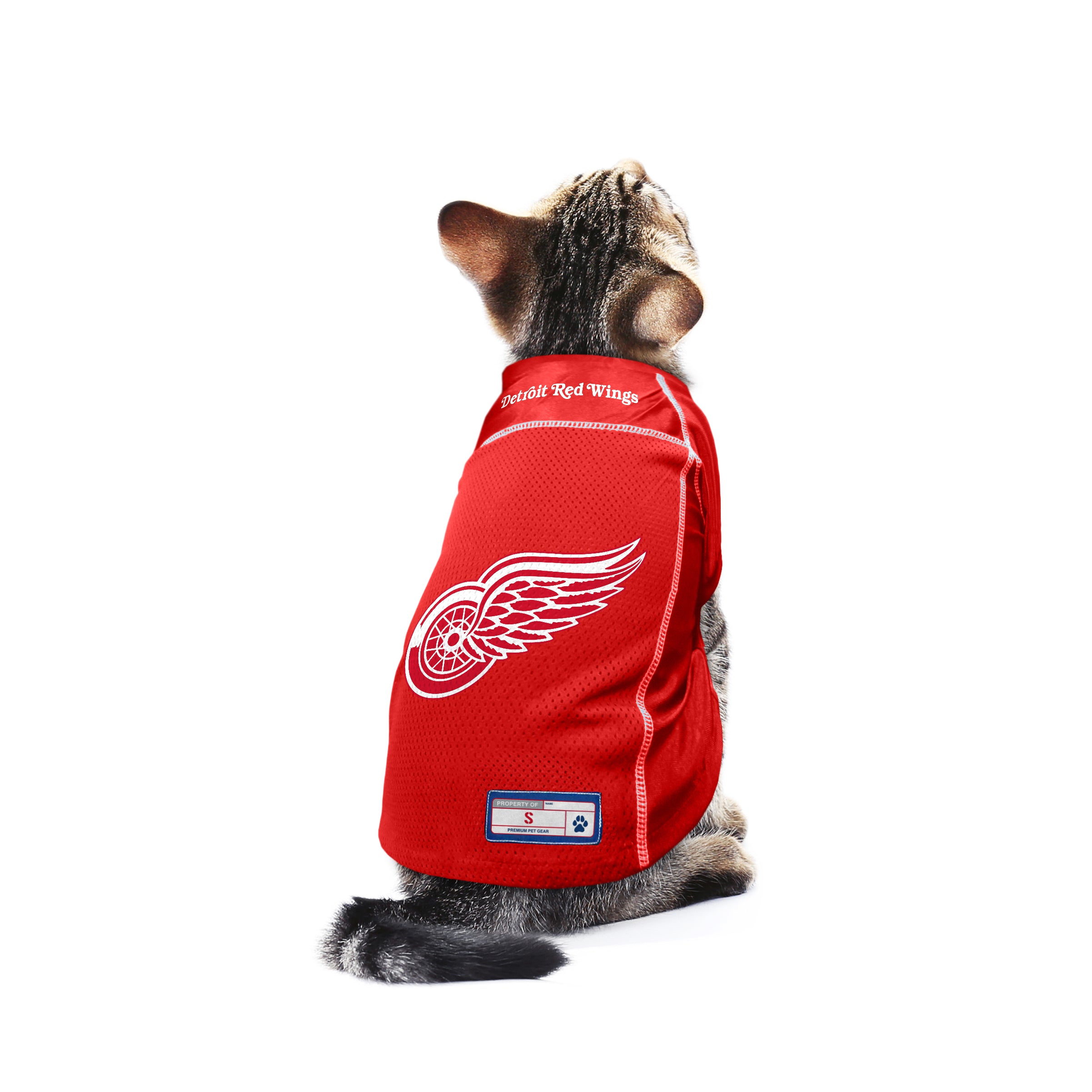 Detroit Red Wings Little Earth Red Pet Stretch Jersey