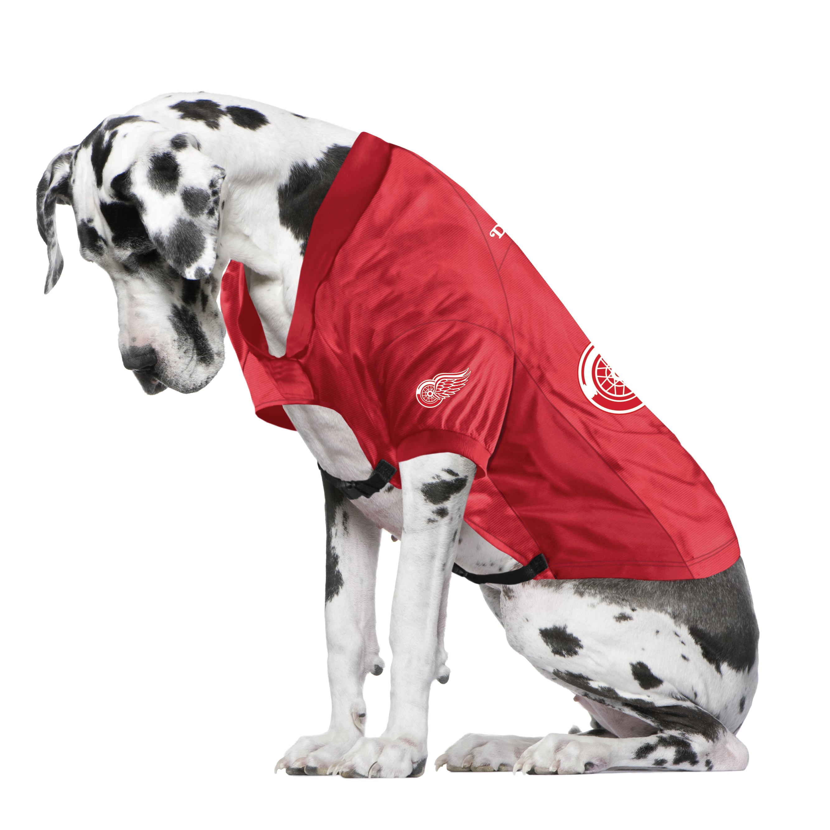 Detroit Red Wings Little Earth Red Pet Stretch Jersey
